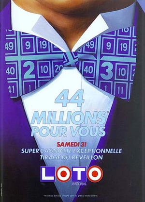 Affiche Loto 1988